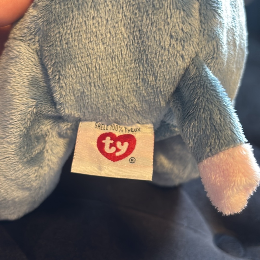 NWT TY Pluffies Elephant Stuffed Animal - Picture 4 of 4